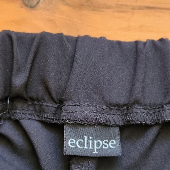 Eclipse Black Tie-Waist Dress Pants - Picture 3 of 8